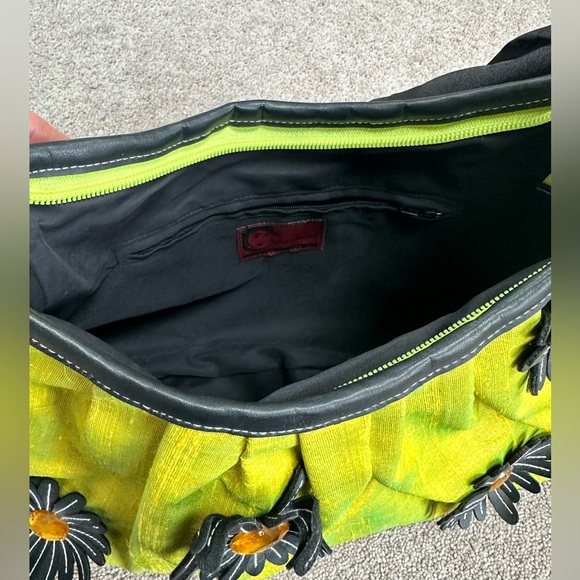 Vintage Handmade Raw Silk Concubine Bag - Picture 2 of 4